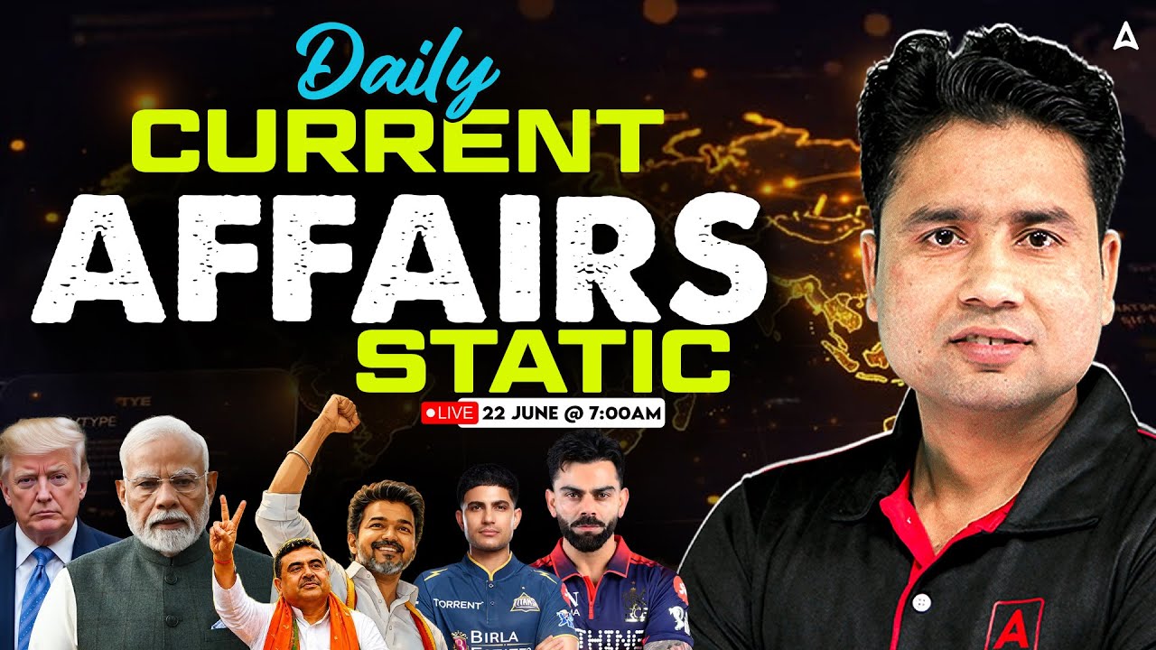 Current Affairs Today | 22 June Current Affairs 2026 for Railway Exams |Current Affairs By Pawan Sir