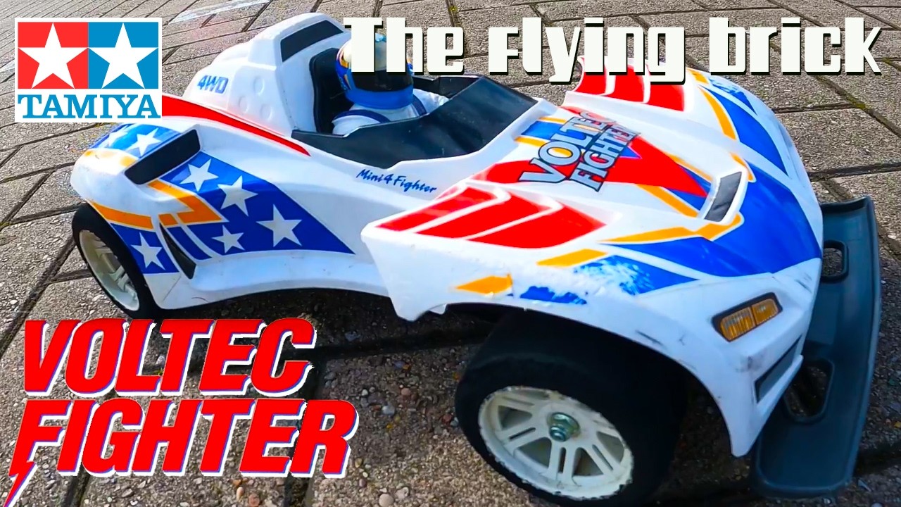 Tamiya Voltec Fighter Brushless! Самый быстрый в мире? Винтажный RC Boys 57602 1997 года с модифи...