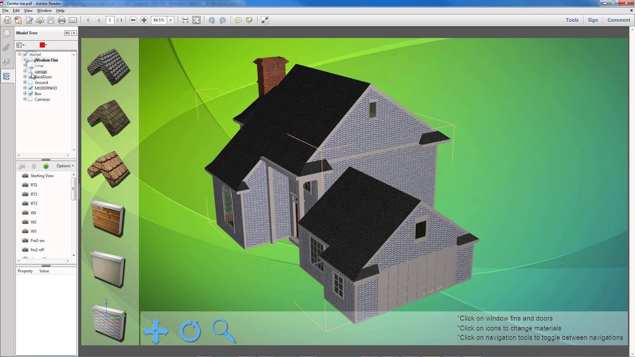 SimLab Composer Tutorial - 3D PDF Cameras