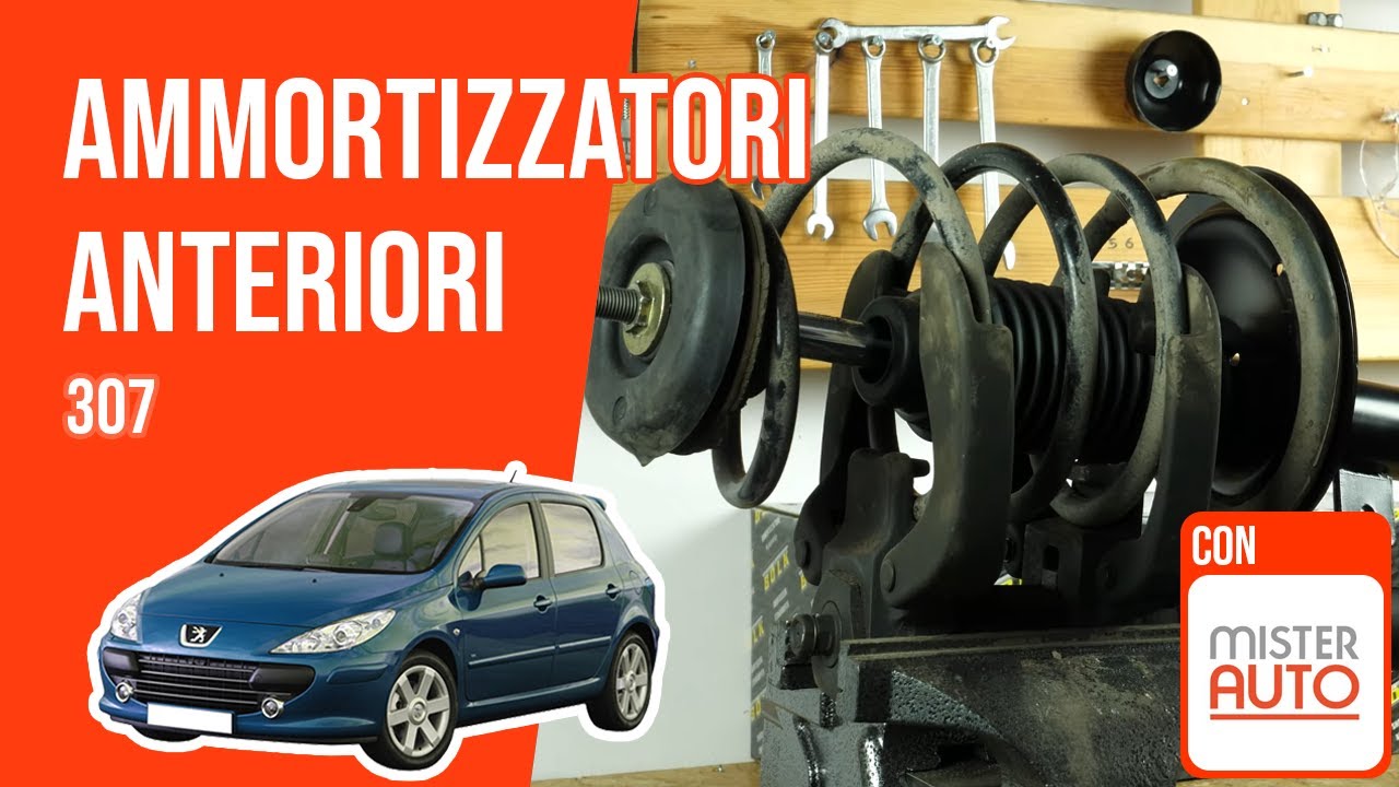 Sostituzione ammortizzatori anteriori e supporti Peugeot 307 ➿