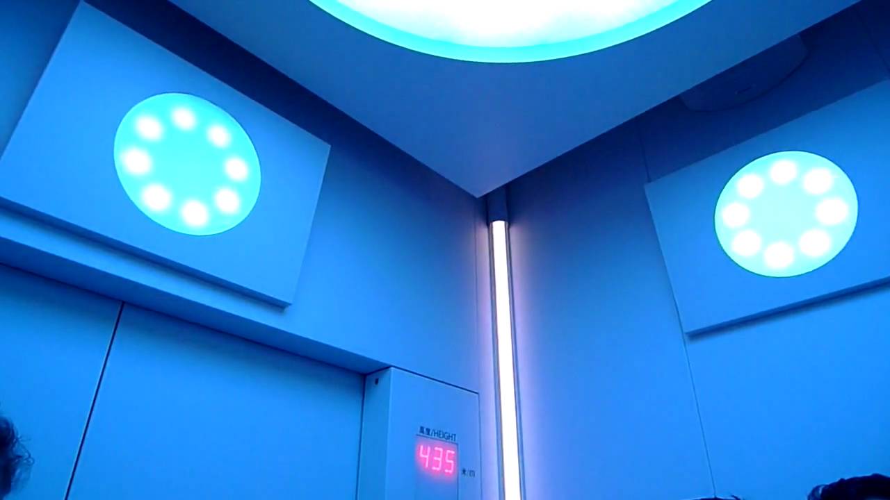 going up to the world's tallest observation deck