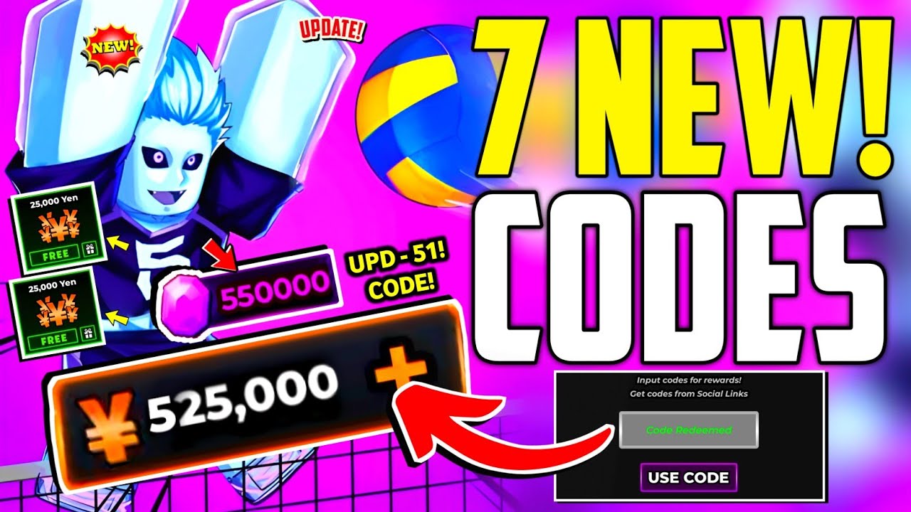 ⚠️UPDATE - 51!💥[CODE]⚠️ VOLLEYBALL LEGENDS ROBLOX CODES DECEMBER 2025 - VOLLEYBALL LEGENDS CODES