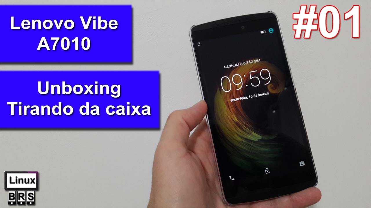 Lenovo Vibe A7010 - Unboxing [ Tirando da caixa ] - Português