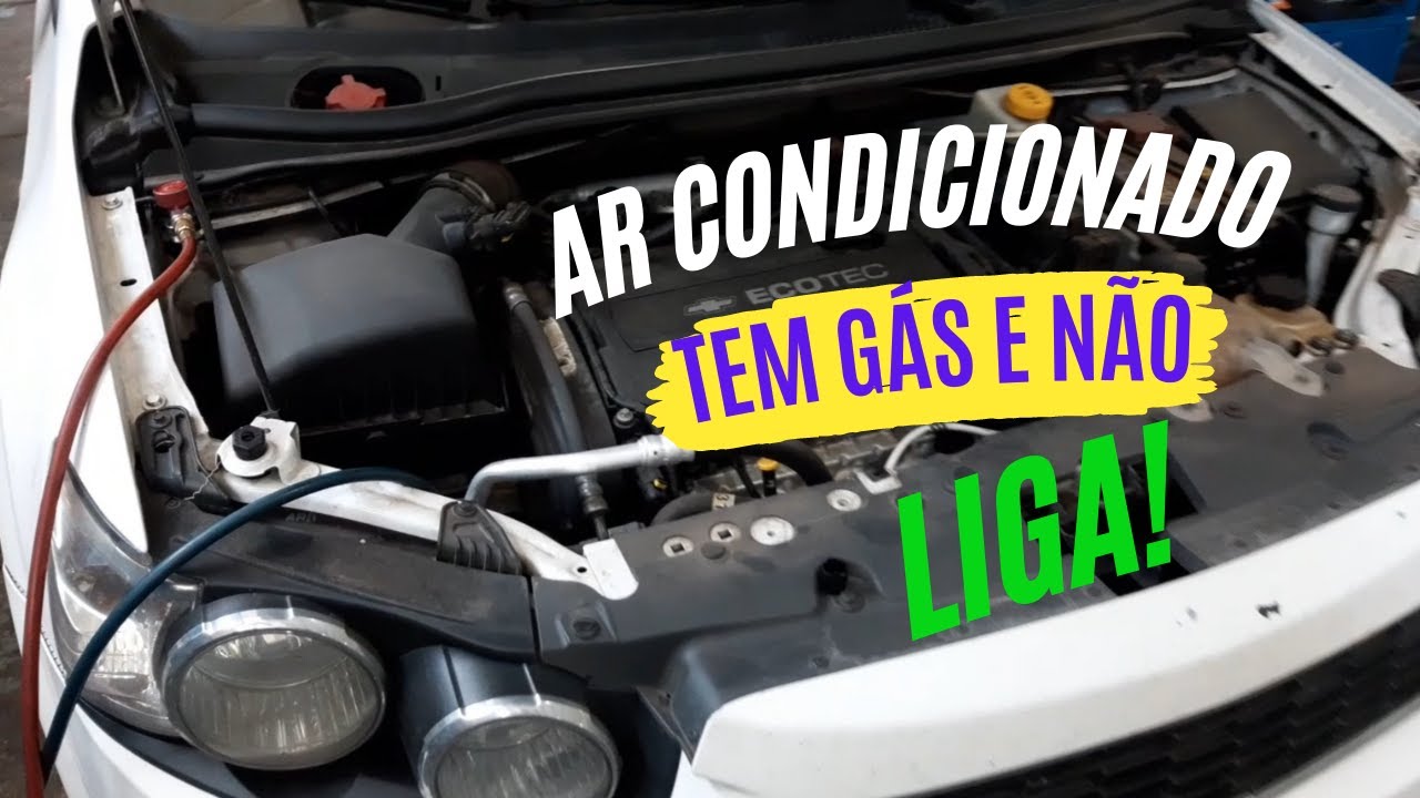 Ar condicionado tem gás mas não liga!