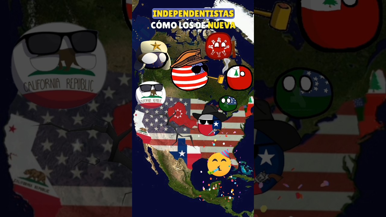 ESTADOS DESUNIDOS #countryballs #mapa #curiosidades #estadosunidos
