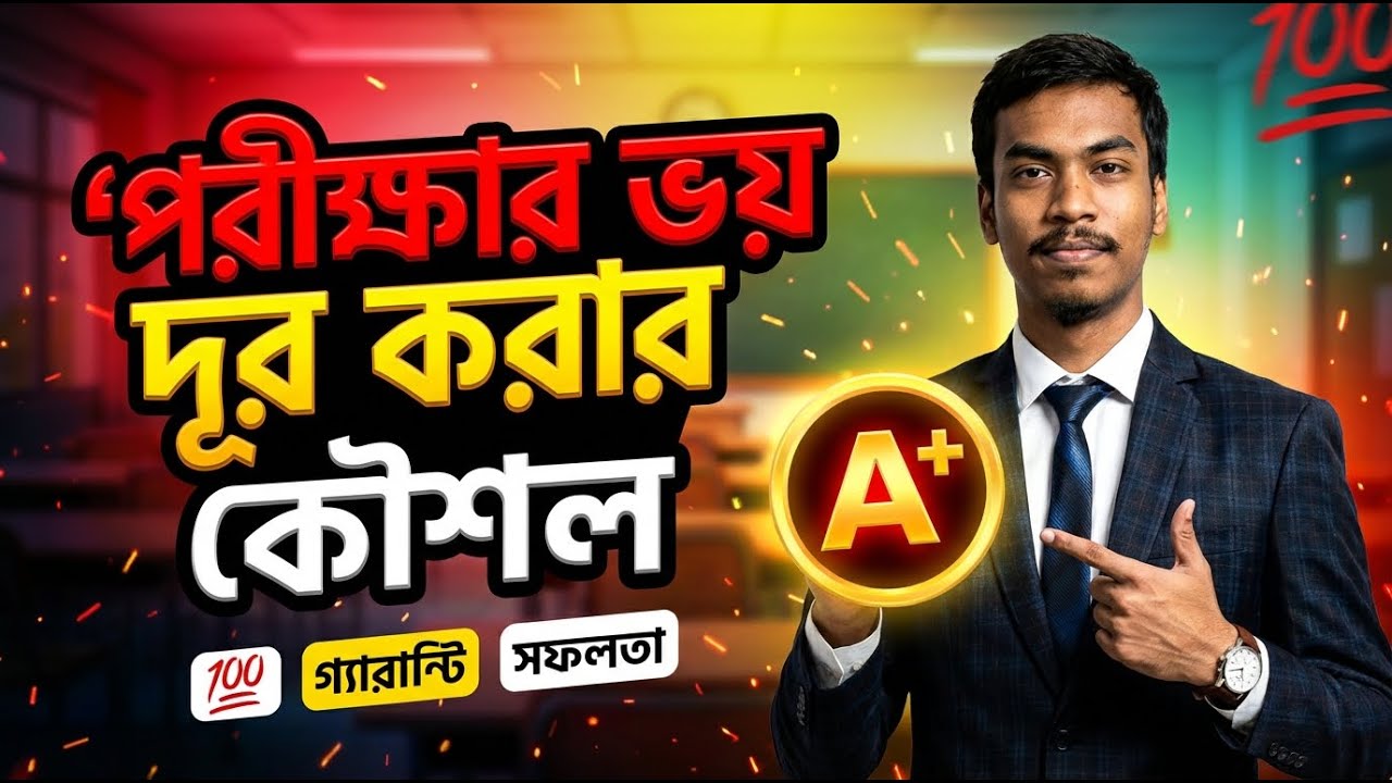 পরীক্ষার আগে নার্ভাস?  ভয় দূর করার কার্যকর ট্রিক | Sharif Uddin | পাঠন