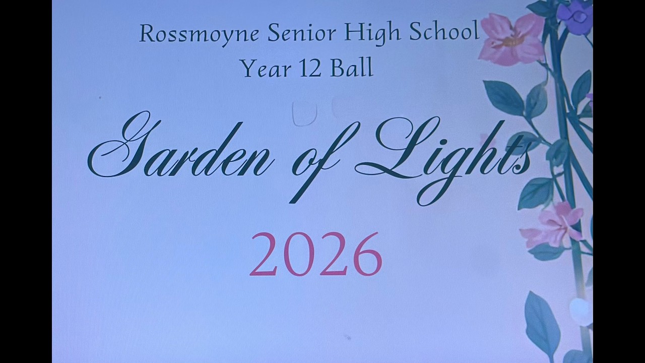 Rossmoyne Senior High School 2026 School Ball Staff Performance