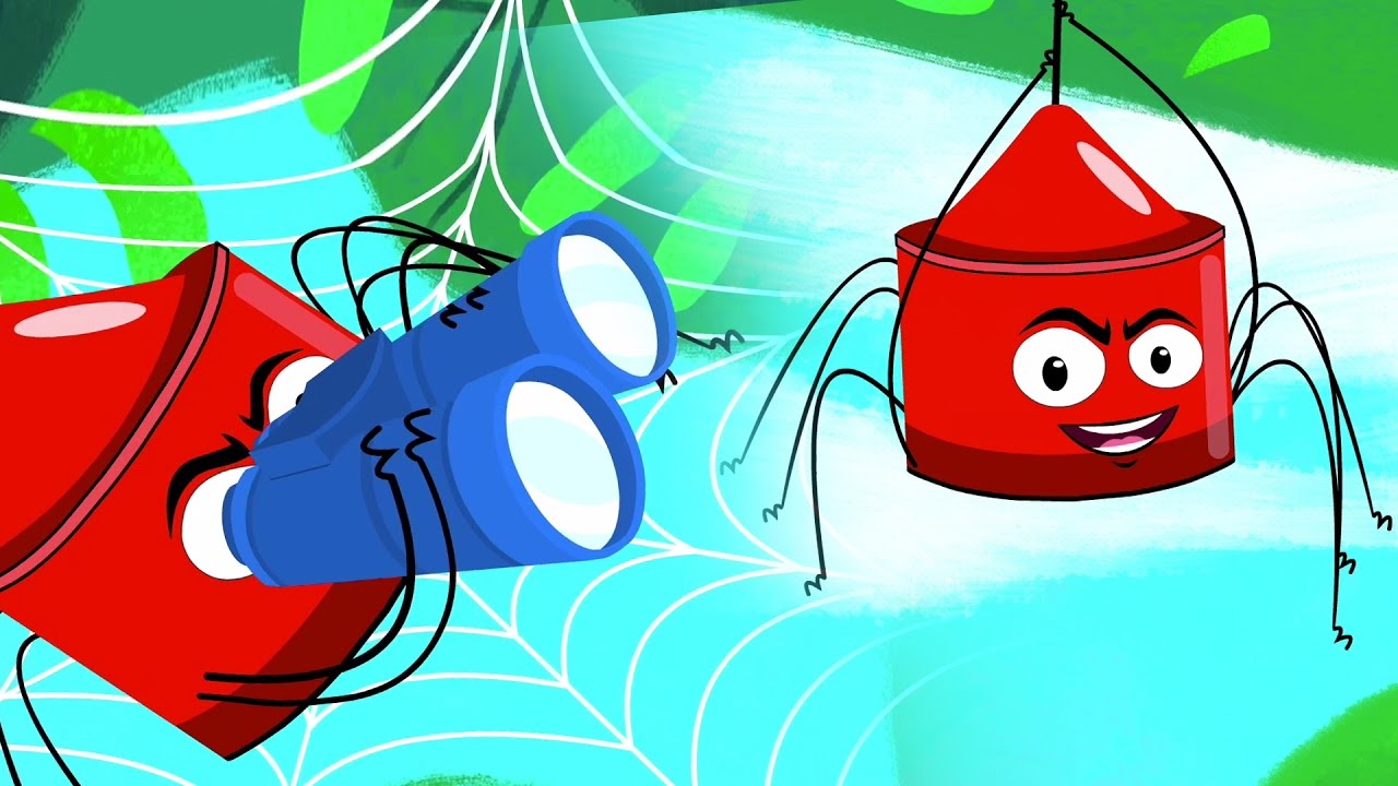 Incy Wincy Spinne | Reim f&uuml;r Kinder | Vorschul-Lieder | Nursery Rhyme For Kids | Incy Wincy Spider