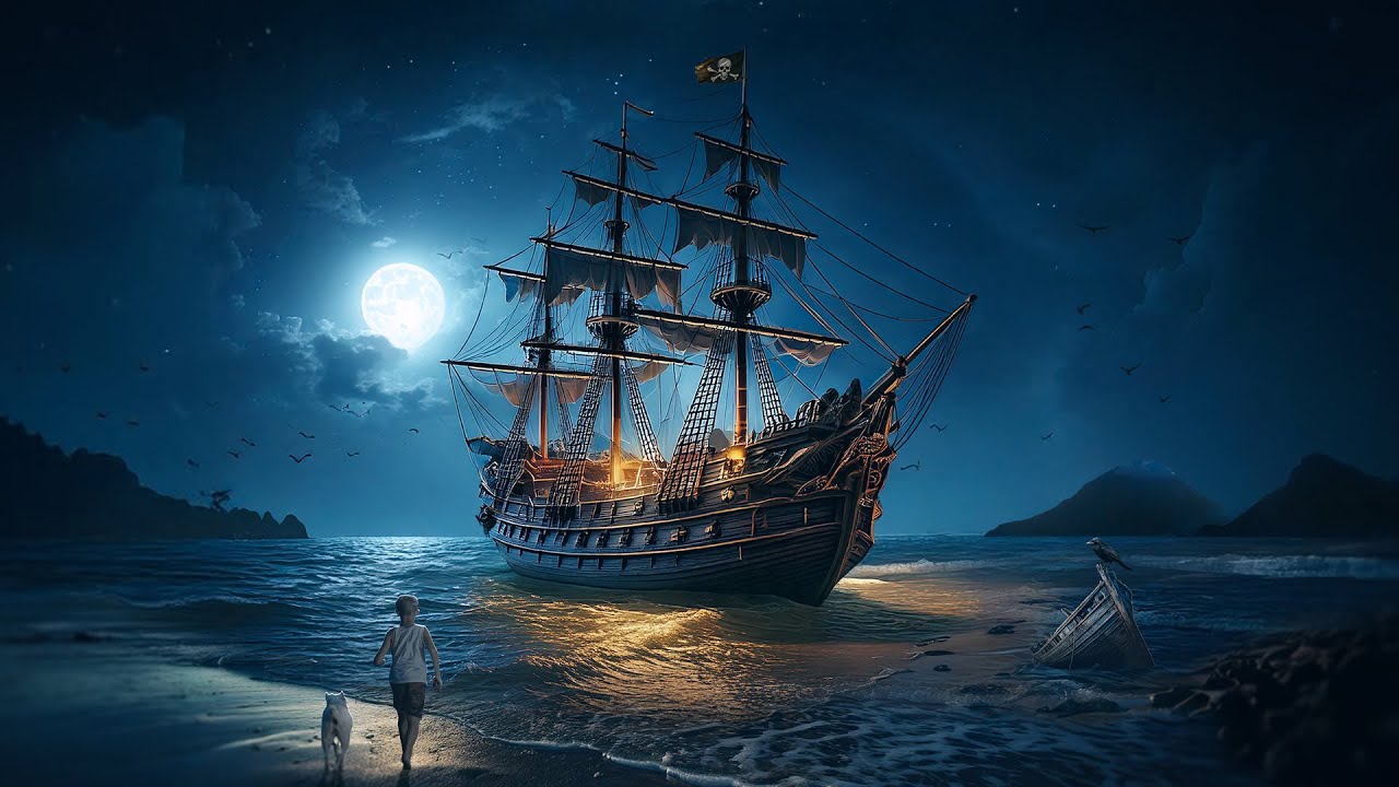 Photoshop Manipulation Tutorial The Ship 포토샵 합성 강좌 배