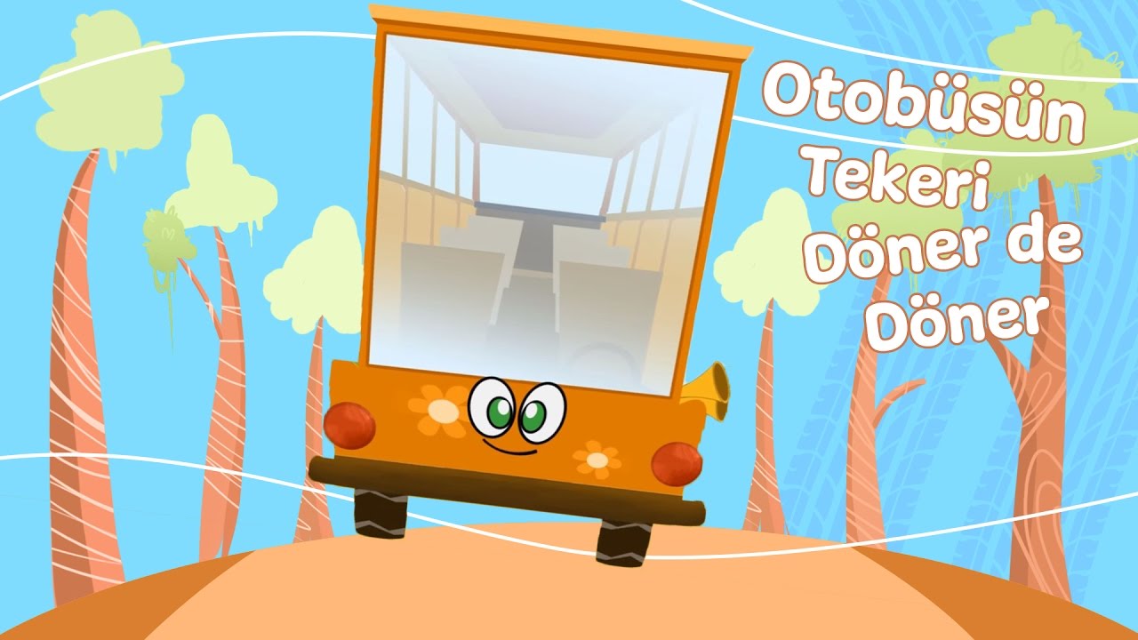 Otob&uuml;s&uuml;n Tekeri D&ouml;ner de D&ouml;ner şarkısı | &Ccedil;izgi Film &Ccedil;ocuk Şarkıları 2016 | Ciciko Kids