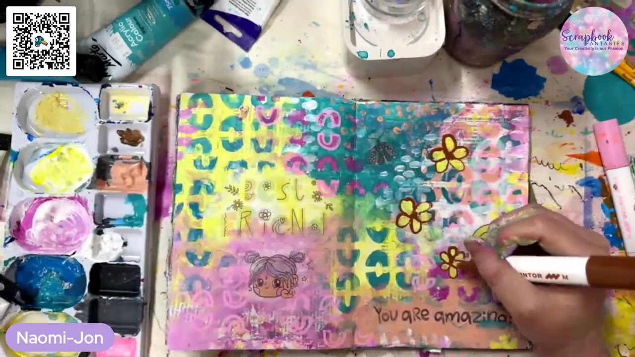 Mixed Media Monday with Naomi-Jon Redshaw - Monday 24 November 2025 @ 7pm