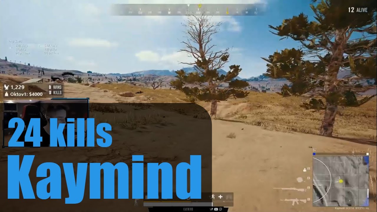 Kaymind 24 kills M24 + M416 solo Miramar | PUBG Highlights