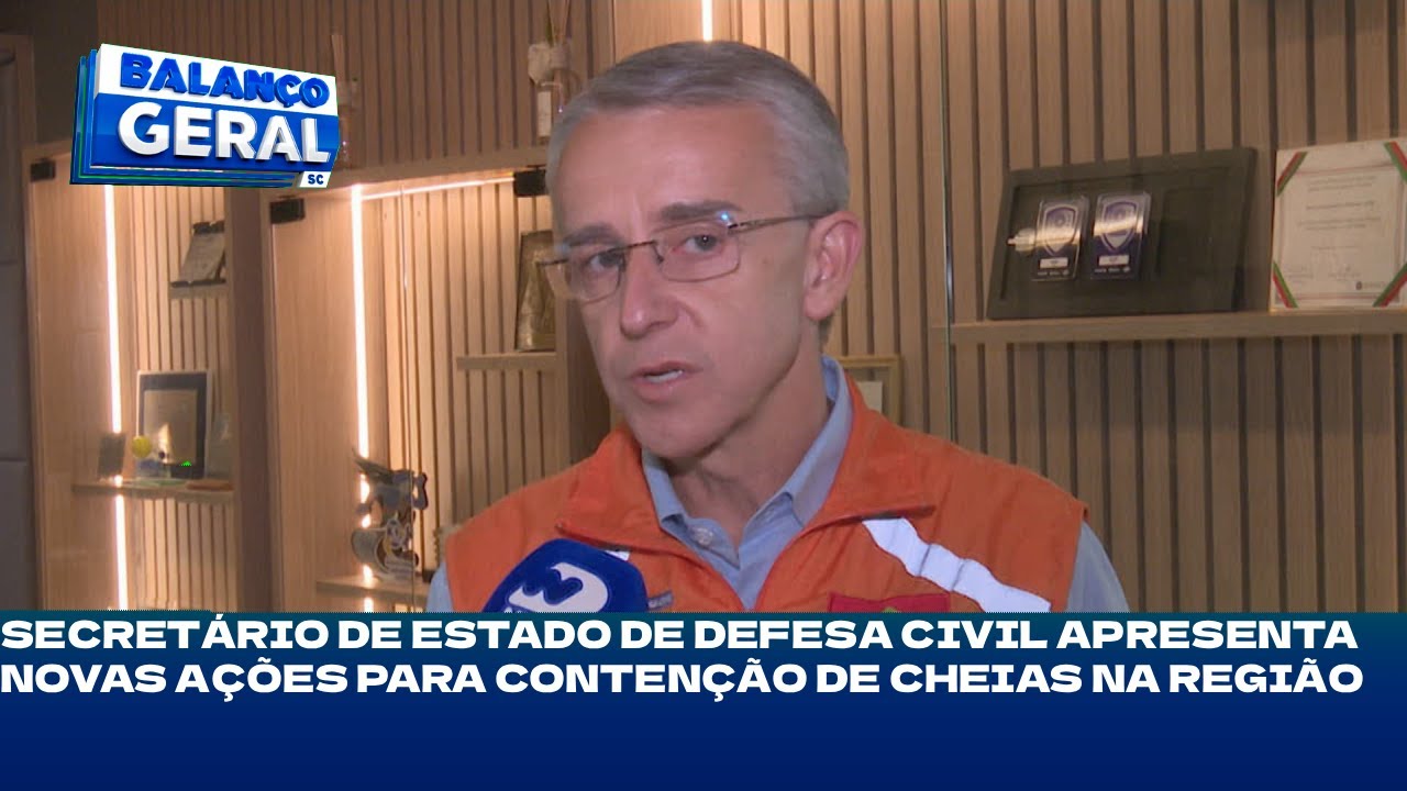Secretário de Estado de Defesa Civil apresenta novas ações para contenção de cheias na região