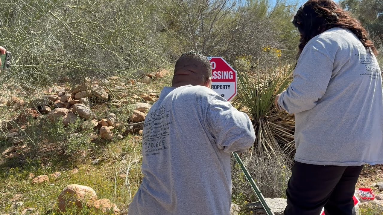 No trespassing signs being installed in Nancy Guthrie's neighborhood