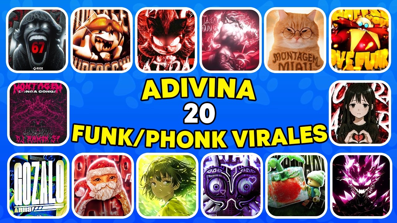Adivina La Canción Viral De Funk/Phonk🎶🤙NO BATIDÃO, MONTAGEM RUGADA, MONTAGEM SUPERSONIC...!🎧