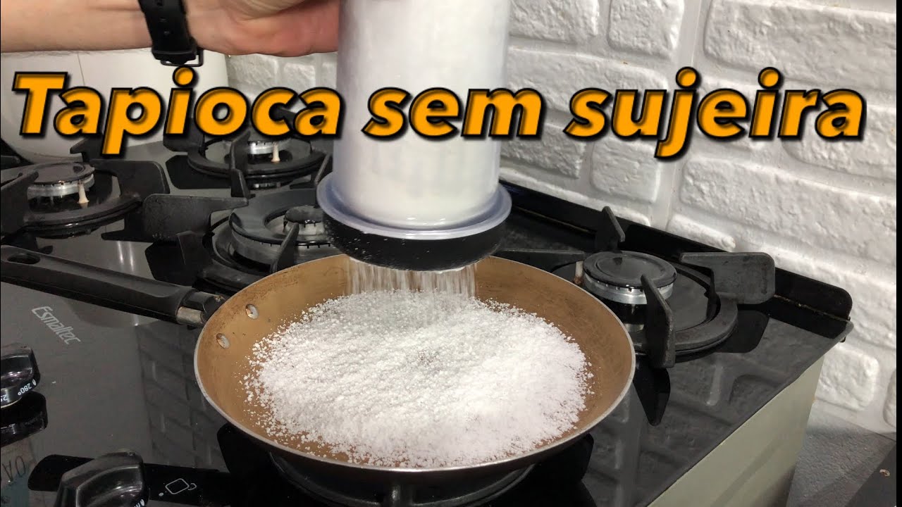 Tapioca sem sujeira, com a Tapy fica muito mais fácil!