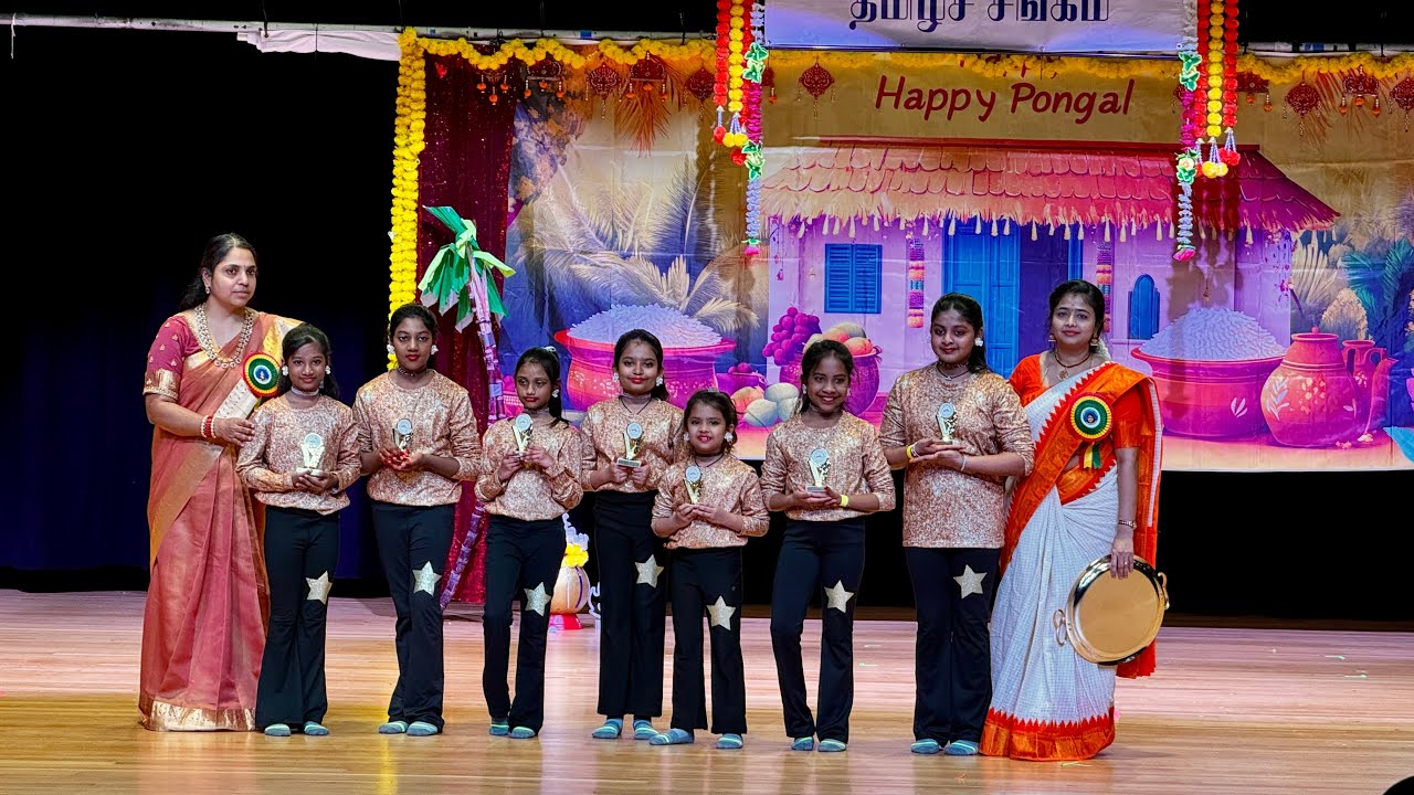 Let’s dance #pongal #celebration #kids #usa