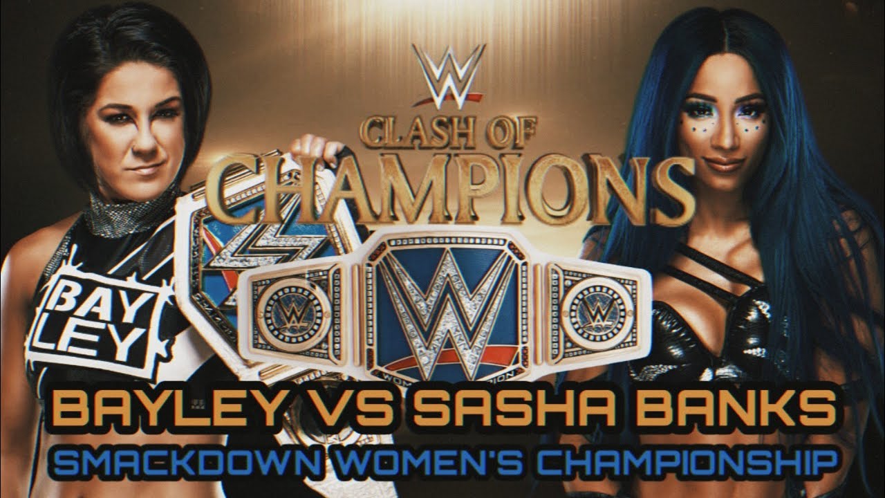 WWE 2K20 CLASH OF CHAMPIONS 2020 BAYLEY VS SASHA BANKS SMACKDOWN WOMEN'S CHAMPIONSHIP