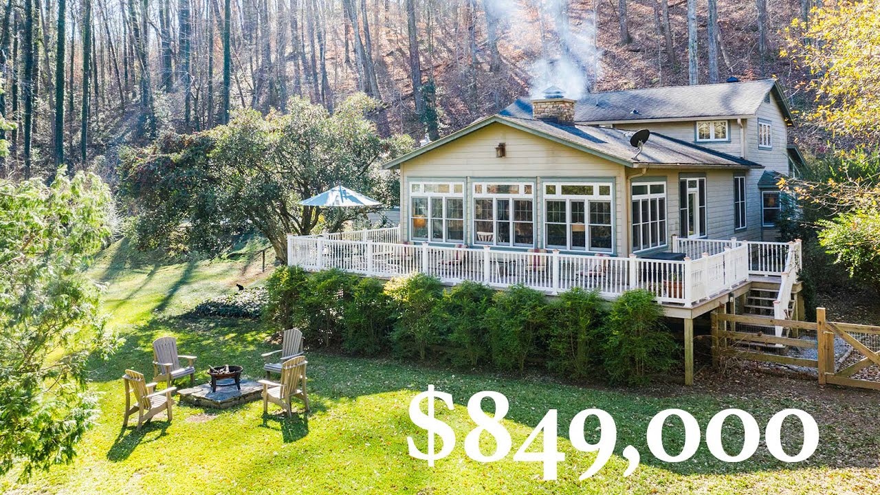 Amazing Farmhouse in Tryon North Carolina | Luxury Real Estate Video Tour [4K]