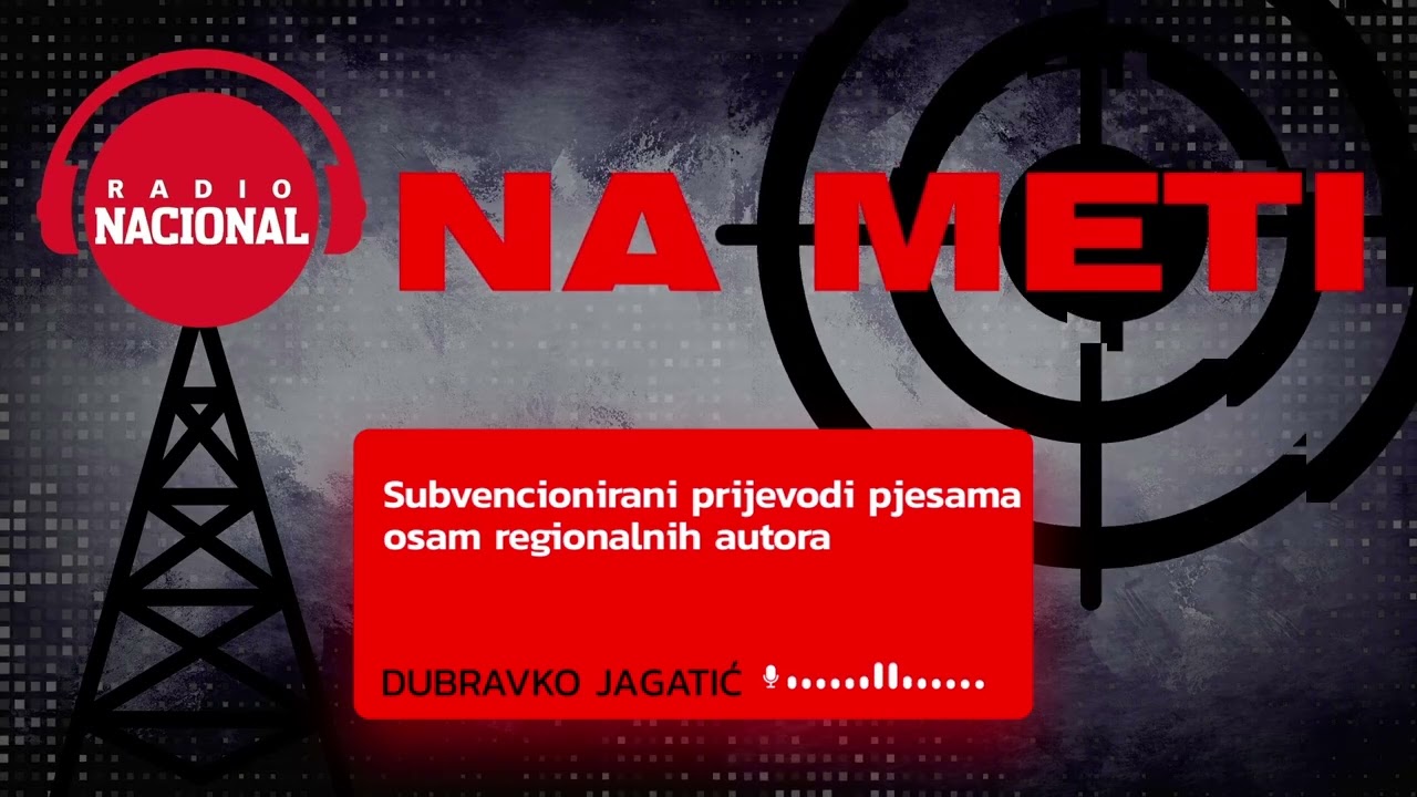 DUBRAVKO JAGATIĆ - Subvencionirani prijevodi pjesama osam regionalnih autora - NA METI NACIONALA