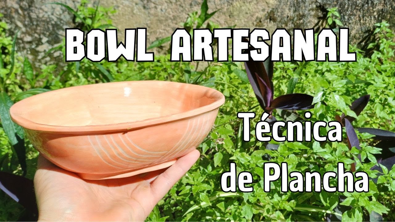 BOWL de CERÁMICA ARTESANAL a partir de bowl de plástico