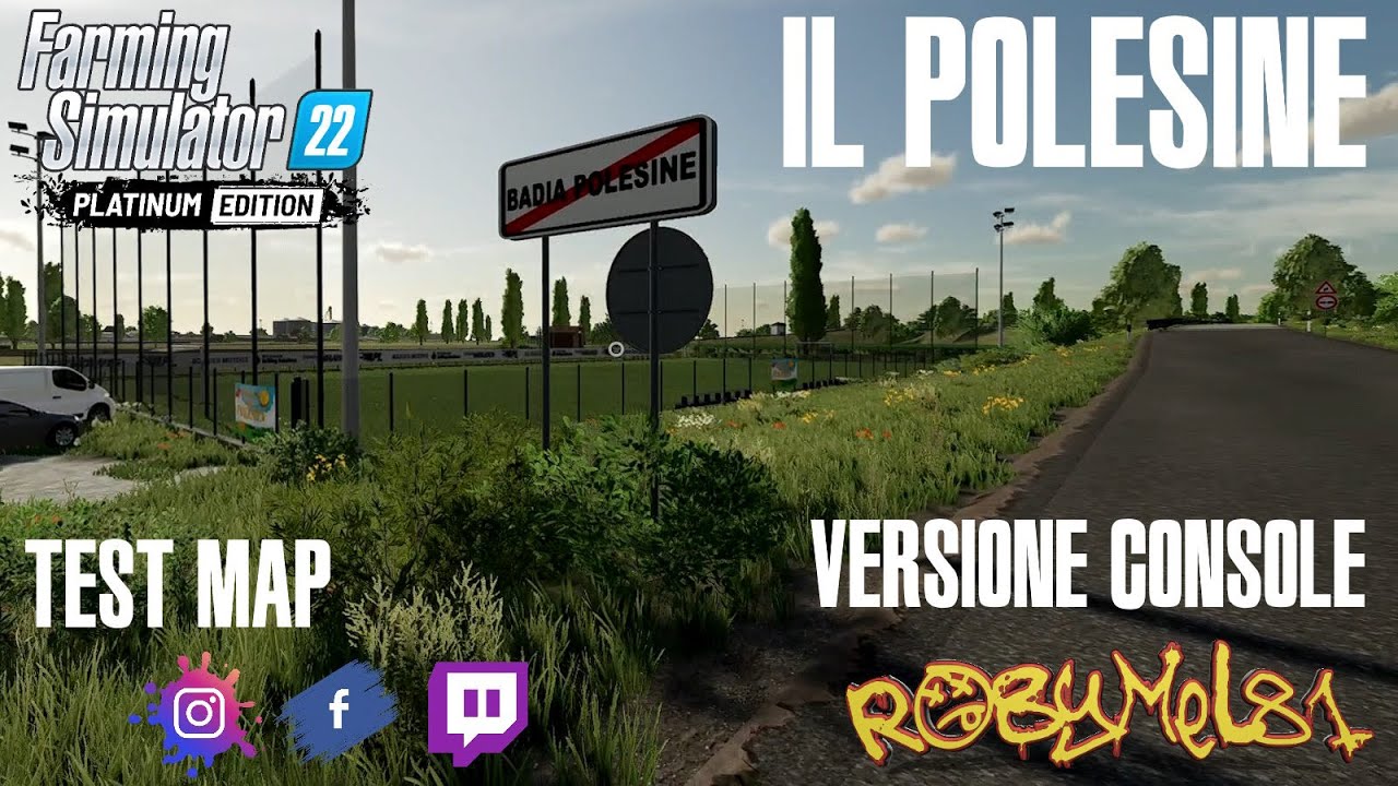 IL POLESINE , VERSIONE CONSOLE➤ TEST MAP (Console/PC) ➤ FARMING SIMULATOR 22
