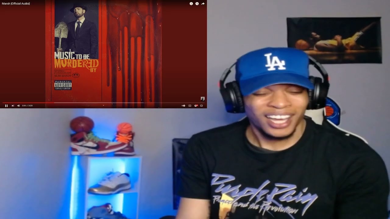 PUNCHED HIS MOMMA!? EMINEM - MARSH (REACTION)