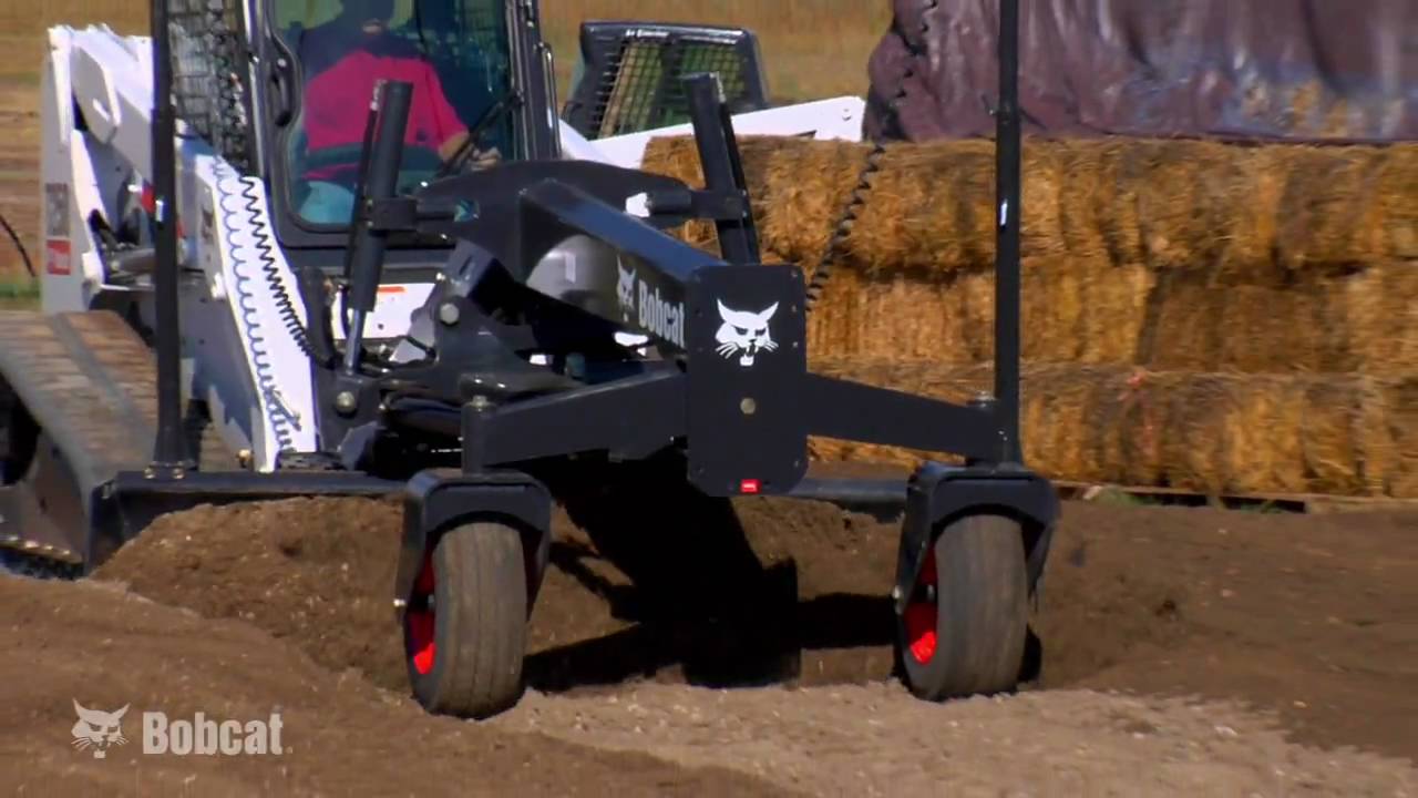 Bobcat Laser Guided Grader Walkaround
