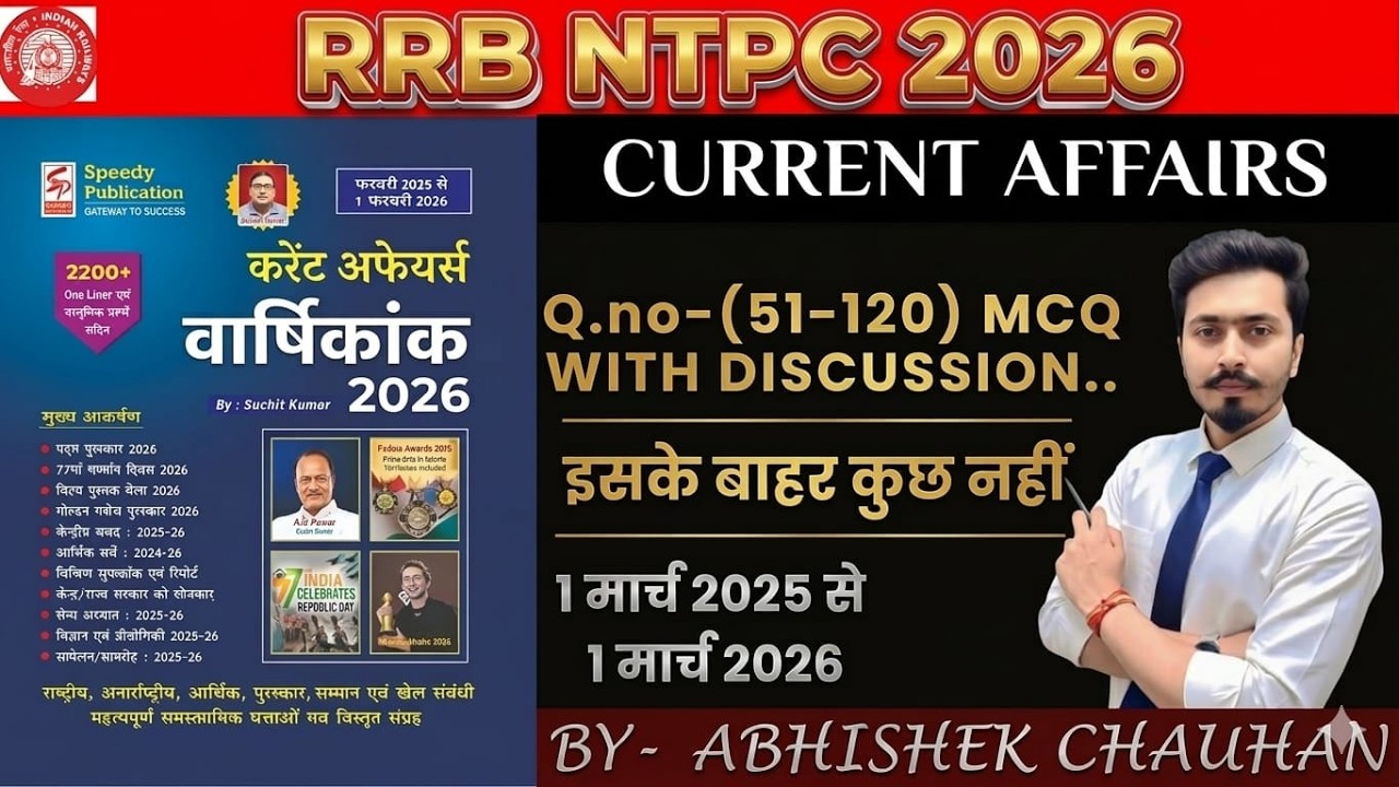 Speedy Current Affairs 2025–2026 | March से Complete Current Affairs | BPSC / Bihar Police / etc