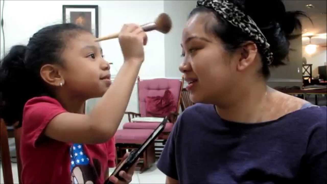 My Daughter does my Makeup TAG! (xLovelyLex3)