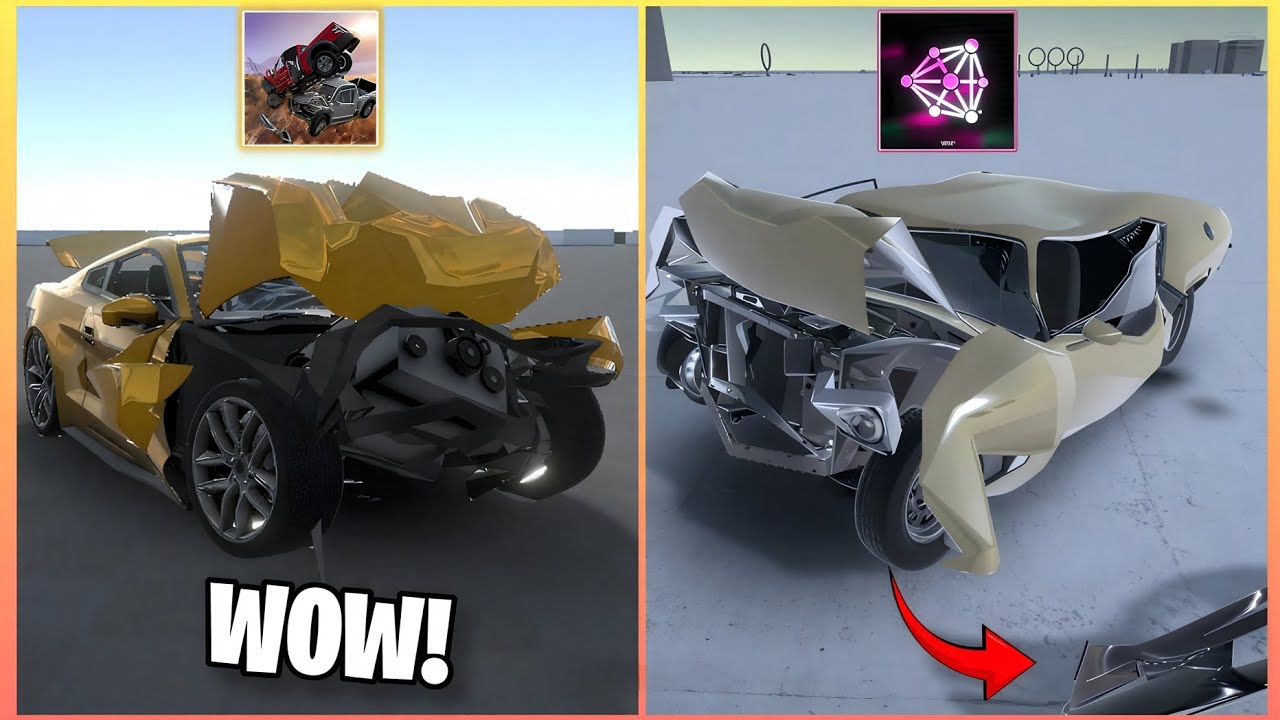 Evolution Of CAR CRASH PHYSICS | FLEXICX vs FLEXBODY