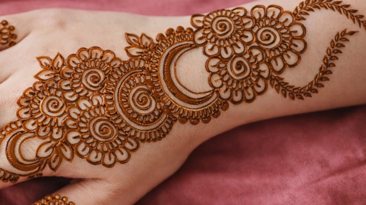 सिर्फ दो minute में आसान mehndi डिजाइन ll easy mehndi design only 2 minute ll