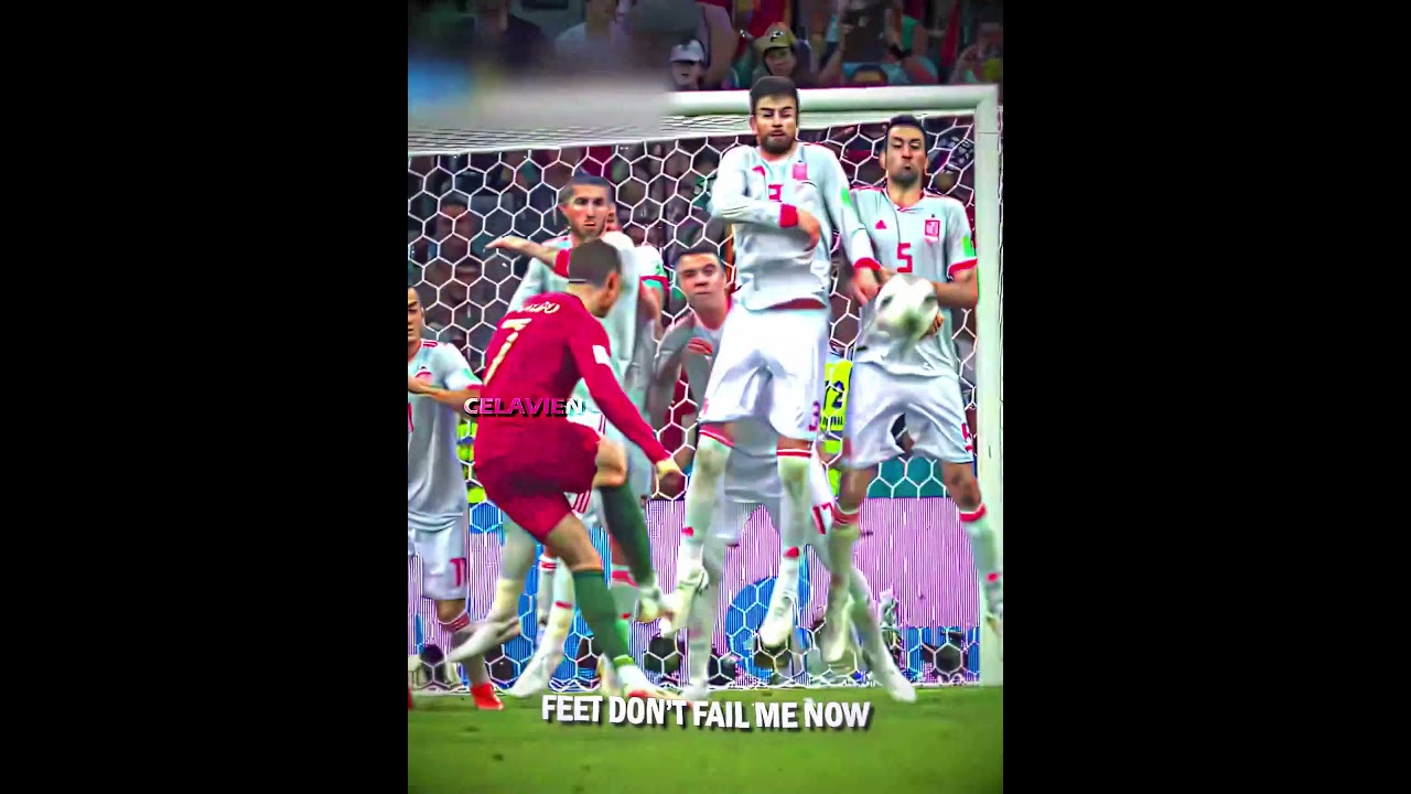 Ronaldo Free Kick Against Spain In World Cup 😍🔥