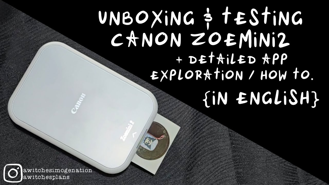 (UK) 🖨️ 2024 Canon Zoemini 2 aka Ivy 2 Pocket Photo Printer - Unboxing First Impressions / How to..