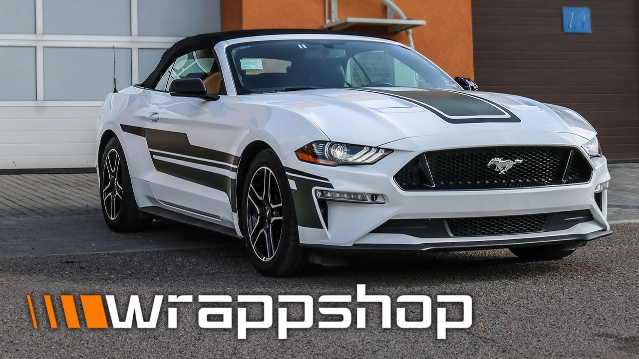 New MUSTANG Racing Stripes Application! | wrappshop.eu