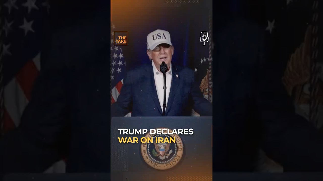Trump declares war on Iran #TheTake #Shorts #Podcast