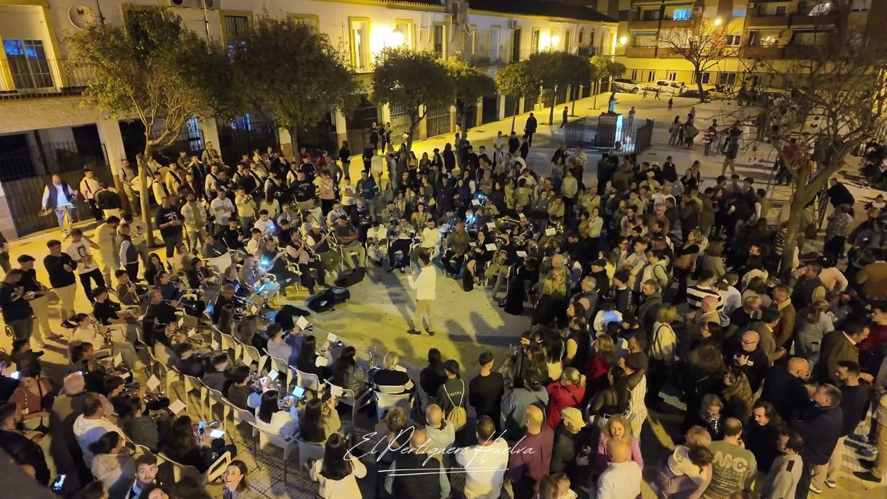 Ensayo de la AM La Cena Huelva en la Plaza del Rosario 2025  4K