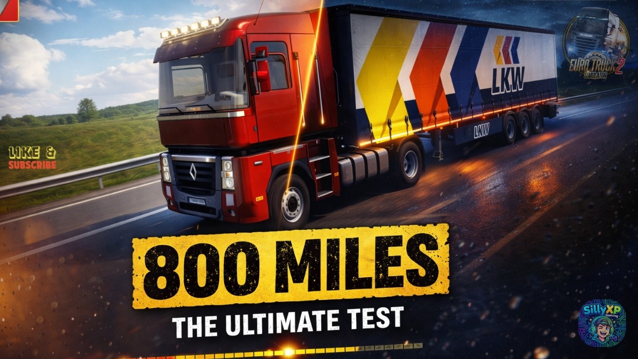 THE 800 MILE TEST! 🌍 Longest Delivery in My Own Renault Magnum