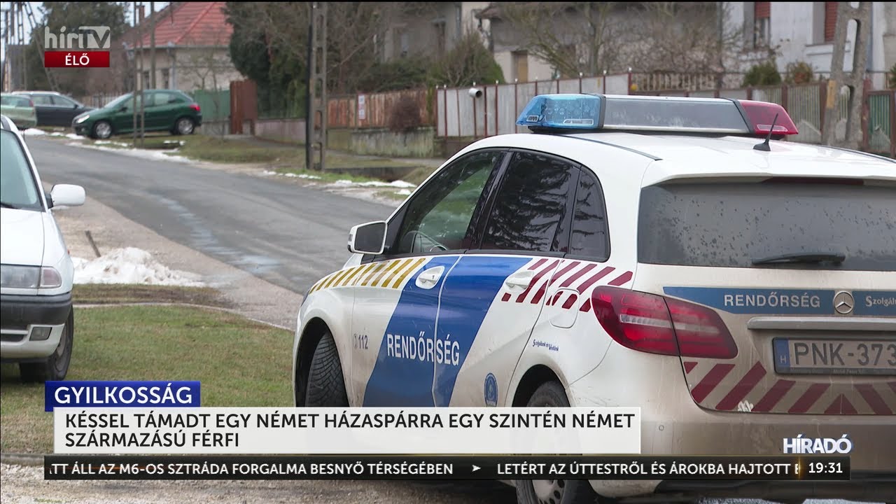 Késsel támadt egy német házaspárra egy szintén német származású férfi - HírTV