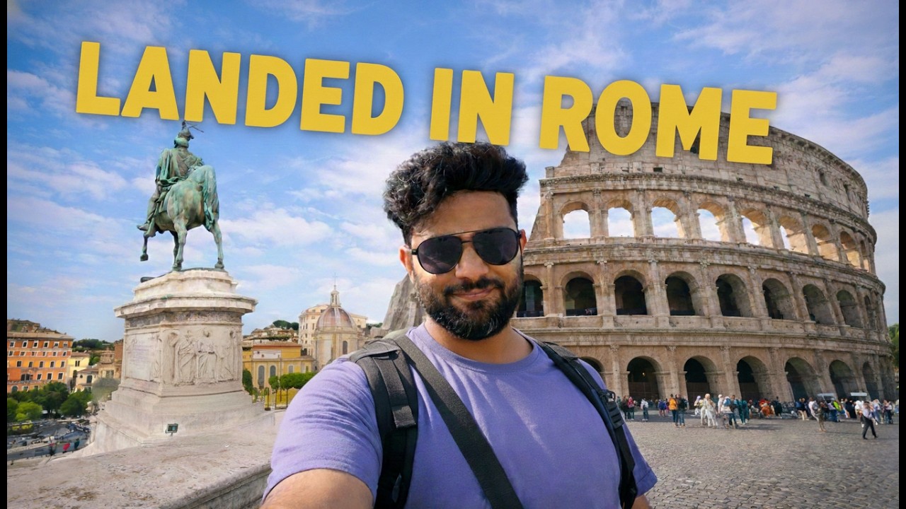 A DAY IN ROME. HOW I WALKED THE WHOLE CITY - BY RAKSHIT ANAND EP 1