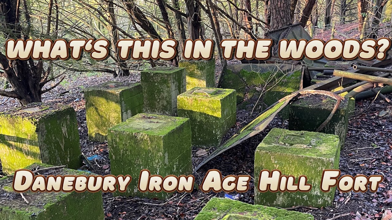 WW2 Demolished Building / Tower at Danebury Hill Fort ?
