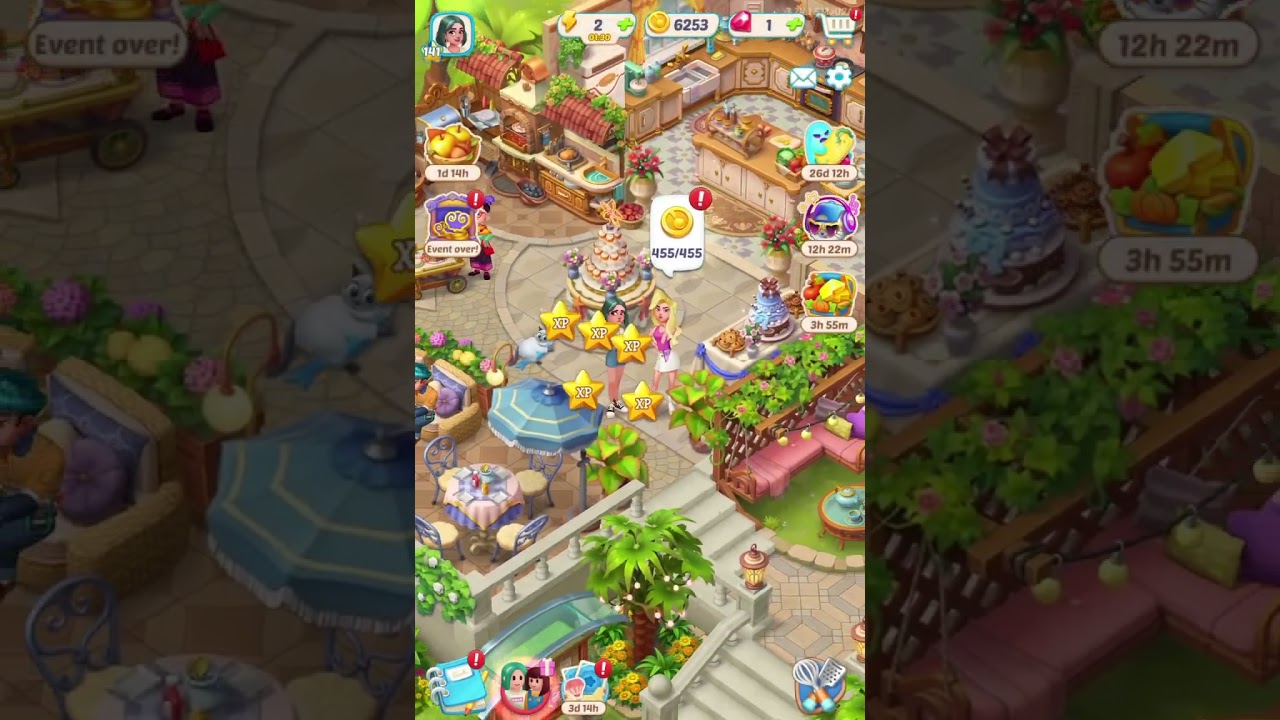 Gossip Harbor : Merge Game /🍰☕️ Day 164 #merge #gossip 