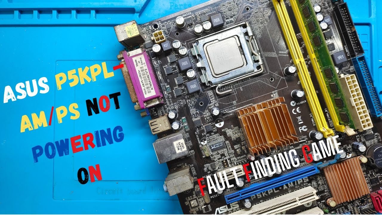 AUSU P5KPL AM/PS  NO POWER SOLUTION | NOT TRIGGERING | #G41 #ASUS #TRIGGRING #logic