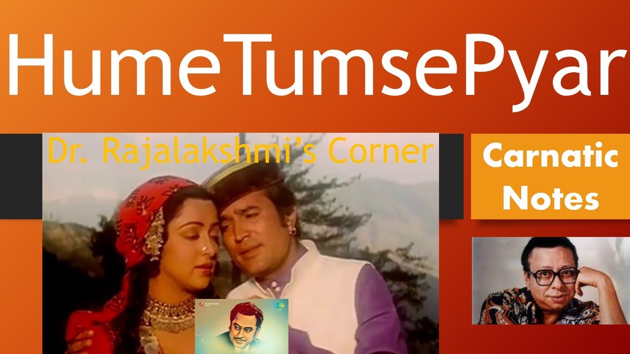 Hume Tumse Pyar Kitna | Kudrat  | Veena Tutorial | Carnatic Notes | Swarams | Dr.Rajalakshmi