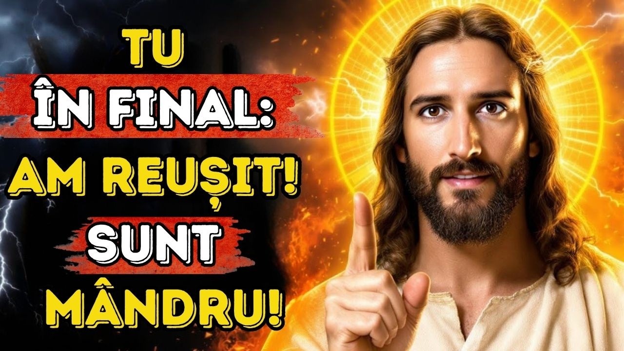 🛑 DUMNEZEU SPUNE; - &Icirc;N SF&Acirc;RȘIT AI REUȘIT! SUNT M&Acirc;NDRU...| MESAJUL LUI DUMNEZEU PENTRU TINE