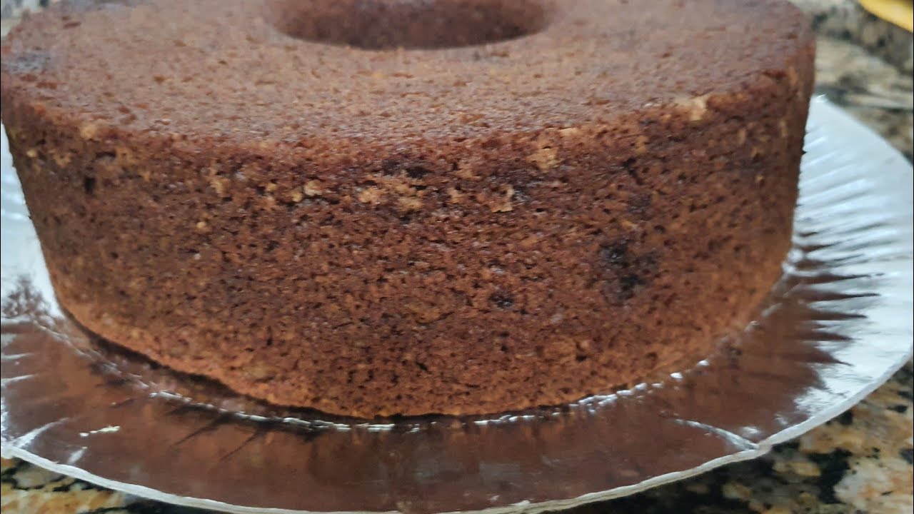 Bolo de Banana com Casca - Fit