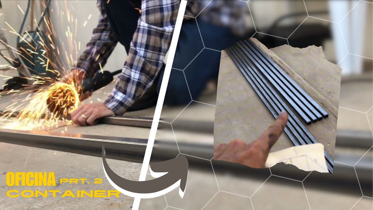 CORTEI TODO OS FERROS PARA COMEÇAR A CONSTRUÇÃO 🫡 *OFICINA CONTAINER Prt. 2* | Rodi pg |