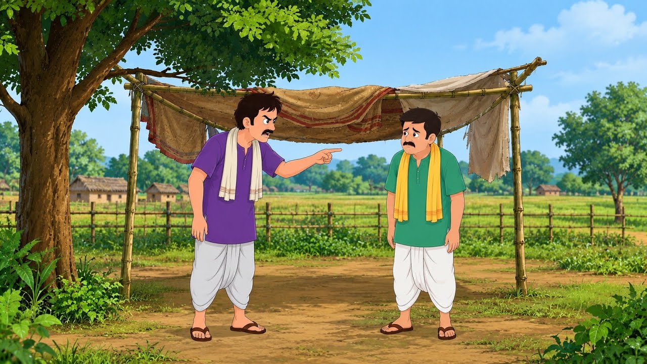दो भाइयों के बीच झगड़ा | Hindi kahani | Hindi cartoon | Moral stories | cartoon story
