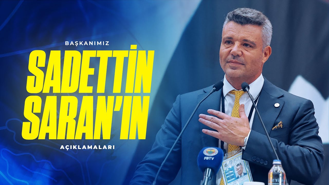 Başkanımız Sadettin Saran'ın Yüksek Divan Kurulu Konuşması