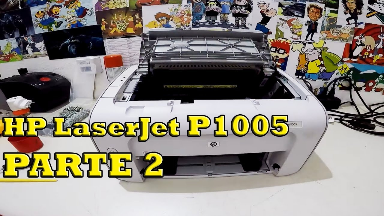 PAPEL ENROSCANDO NO FUSOR? REVISÃO COMPLETA! | HP LaserJet P1005 [PARTE 2]